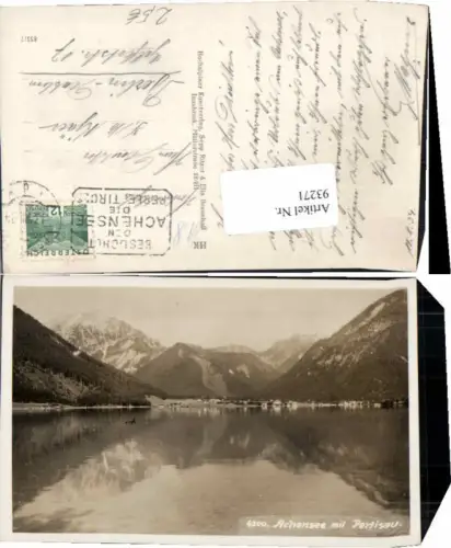 93271,Achensee m. Pertisau Eben 1930