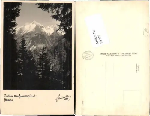 93277,Zemmengrund Zillertal Mayrhofen Hruschka Nr 633