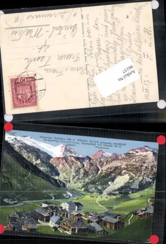 96157,Hintertux im Zillertal COLOR 1917 TOLLE AK