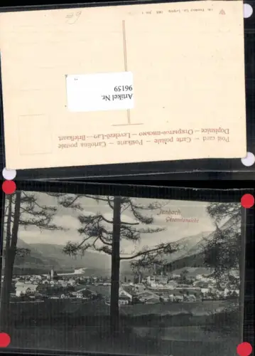96159,Jenbach Totale vom Ortsrand aus 1905 pub Trenkler