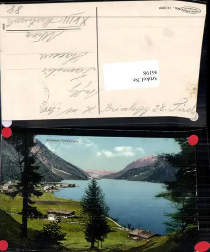 96198,Achensee Pertisau Ortsansicht 1909 pub Warger 131