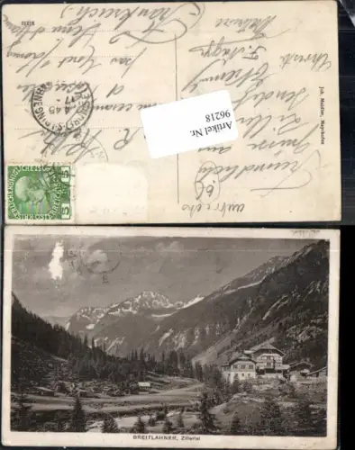 96218,Breitlahner im Zillertal Mayrhofen 1914