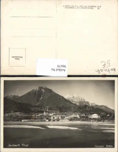 96679,Jenbach Ortsansicht m. Kirche Schwaz Tirol
