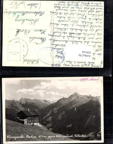 104144,Alpengasthaus Penken gegen Zillergrund Zillertal