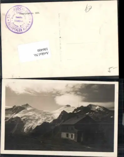106400,Tuxerjochhaus Hintertux Zillertal