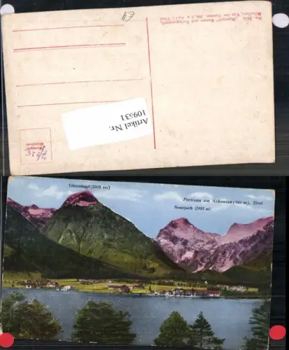 109631,Pertisau am Achensee Eben Tristenkopf Tirol Tolle Color 1910