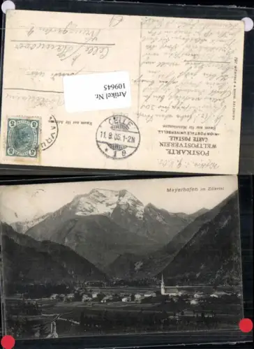 109645,Mayrhofen im Zillertal Ortsansicht 1910