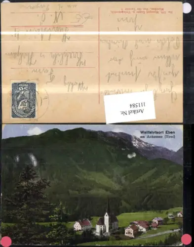 111584,Eben Wallfahrtsort a. Achensee Totale Bezirk Schwaz