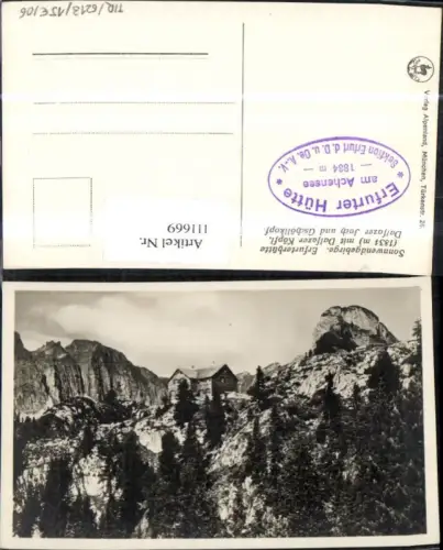 111669,Sonnwendgebirge ErfurterHütte Achensee