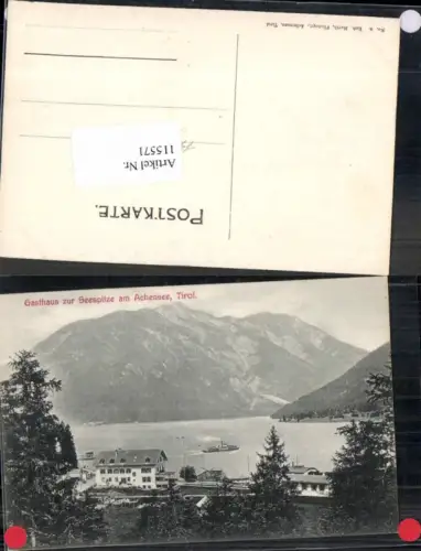 115571,Gasthaus zum Seespitz in Pertisau am Achensee Eben 1905