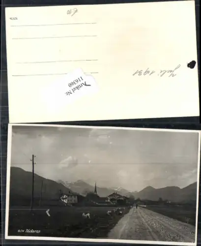 116360,seltene Wegpartie Uderns im Zillertal 1930