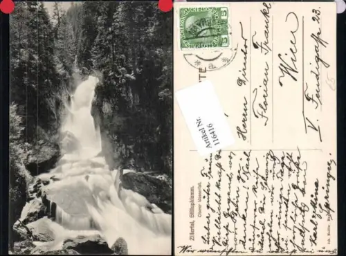 116416,Zillertal Wasserfall Stillupklamm bei Mayrhofen