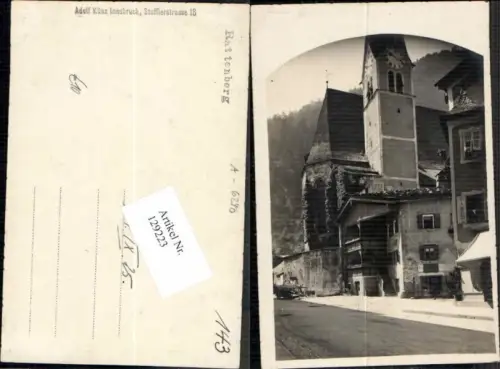 129223,FotoAK Rattenberg am Inn 1925