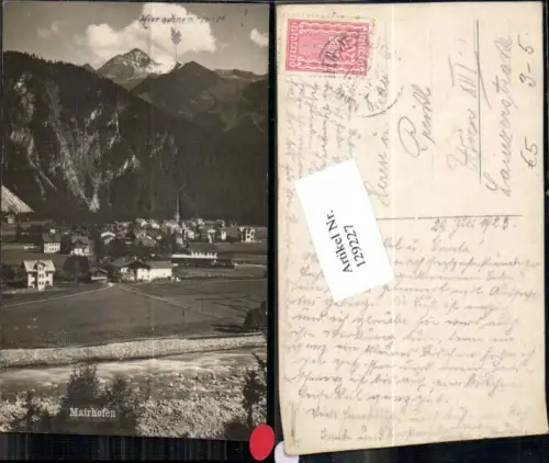 129227,FotoAK Mayrhofen im Zillertal 1920 Mairhofen