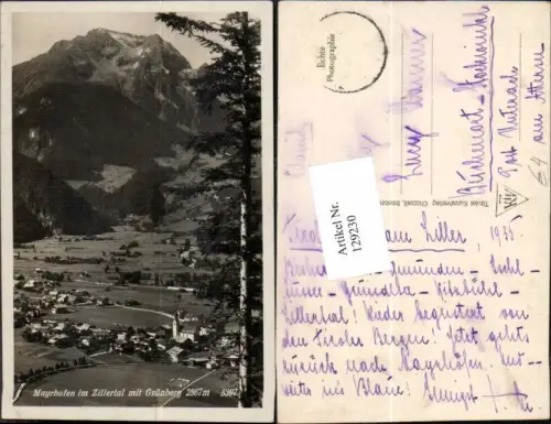 129230,Mayrhofen im Zillertal m. Grünberg