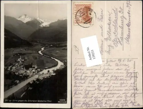 129233,Zell am Ziller Zillertal m. Gletscher