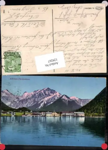 129267,Achensee Pertisau Eben Fürstenhaus in Tirol pub Warger 142/1911