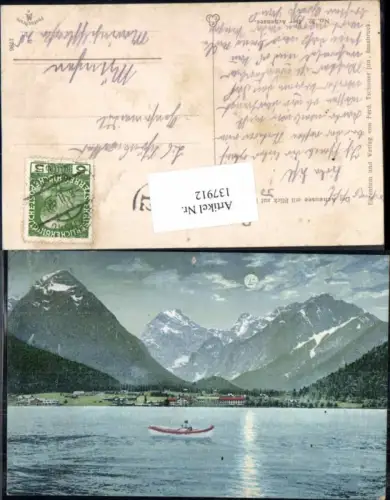 137912,Achensee Pertisau Achenkirch Eben Mond AK 1900