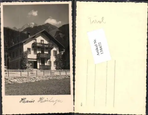 138672,Seltene FotoAK Mayrhofen Zillertal Gemischtwarenhandlung Haus Hörhager