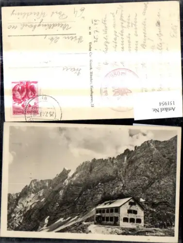 151954,Foto Ak Lamsenjochhütte Lamsenjoches im Karwendel Schwaz Lenggries