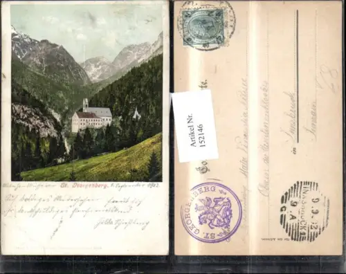 152146,St Georgenberg Fiecht Schwaz Ansicht Wallfahrstkirche 1902 pub Purger Co 668