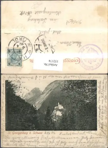 152174,St Georgenberg Ansicht Wallfahrstkirche 1903