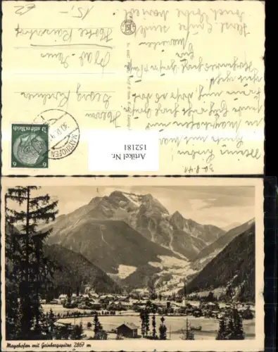 152181,Mayrhofen m. Grinbergspitze 1941