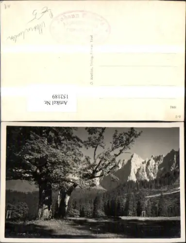 152189,Ahornboden Vomp Hinterriß Ansicht m. Baum