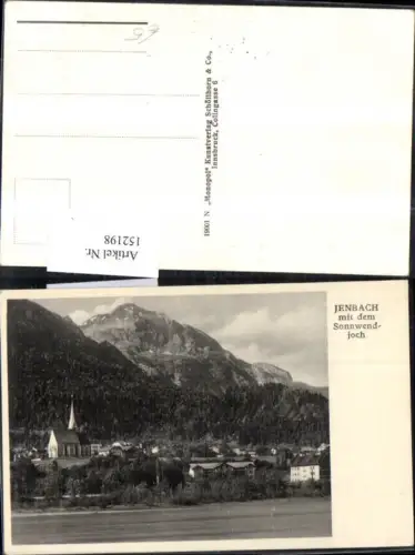 152198,Jenbach m. d. Sonnwendjoch Ansicht