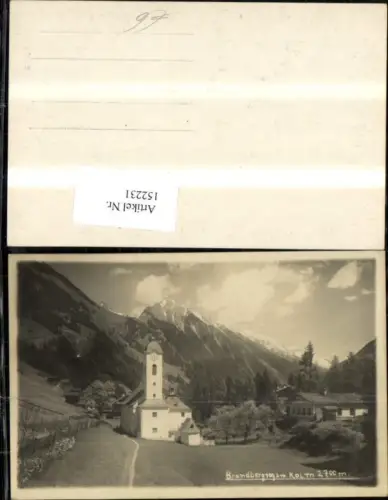 152231,Brandberg m. Kolm Zell a. Ziller Ansicht Kirche