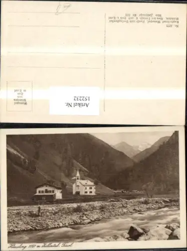152232,Häusling i. Zillergrund Zillertal Ansicht m. Kirche