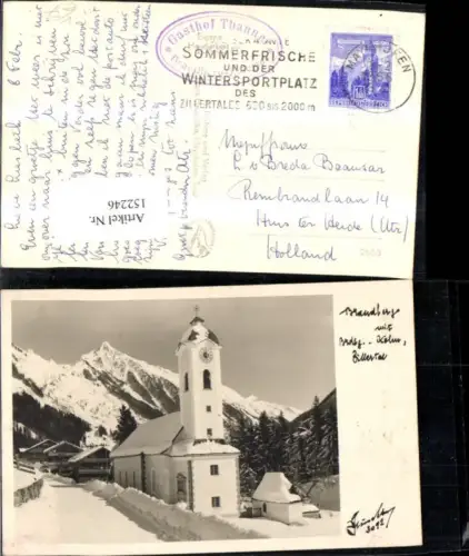 152246,Brandberg i. Zillergrund Winteransicht Kirche pub Hruschka 3092