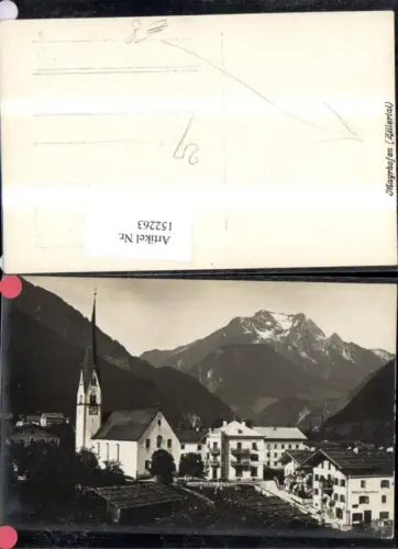 152263,Mayrhofen i. Zillertal Ansicht Kirche Wildauer Dependance Pension