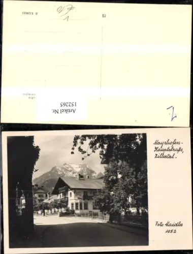 152265,Mayrhofen i. Zillertal Ansicht Hauptstrasse Kaffee Dengg pub Foto Maidler 1052