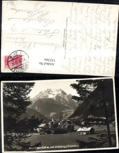 152266,Mayrhofen m. Grünberg Ansicht 1933 pub Maidler