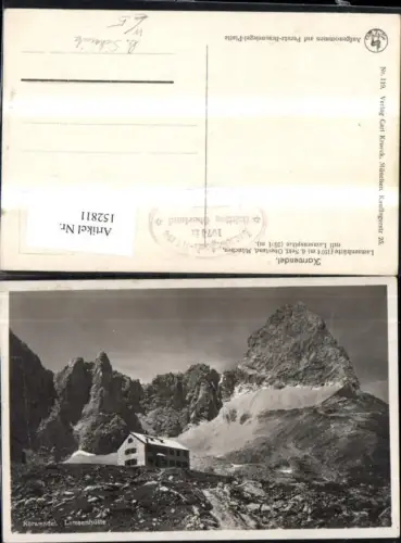 152811,Karwendel Lamsenhütte Lamsenjochhütte Hinterriß Schwaz Lenggries