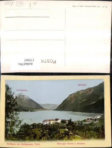 175065,Pertisau a. Achensee Blick geg. Buchau u. Seespitze