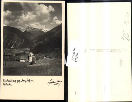175386,Finkenberg geg. Mayrhofen Zillertal Kirche pub Hruschka 1014