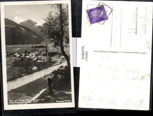 175395,Zell am Ziller Totale geg. d. Zillertaler Gletscher