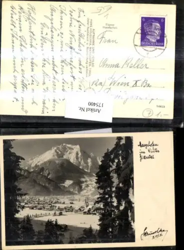 175400,Mayrhofen Teilansicht im Winter Zillertal pub Hruschka 2152