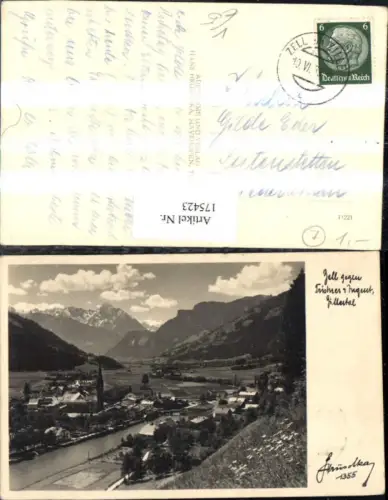 175423,Zell Totale geg. Tristner u. Igent Zillertal pub Hruschka 1355