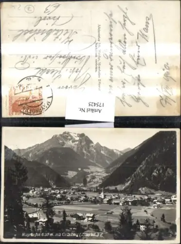 175425,Mayrhofen Totale m. Grünberg Zillertal