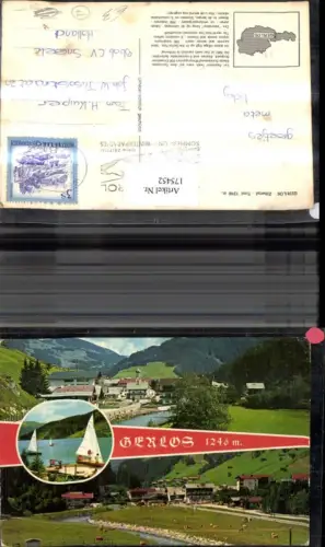 175452,Gerlos Zillertal Teilansicht Mehrbildkarte