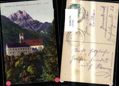 175793,St Georgenberg b. Schwaz pub Purger Co 12161