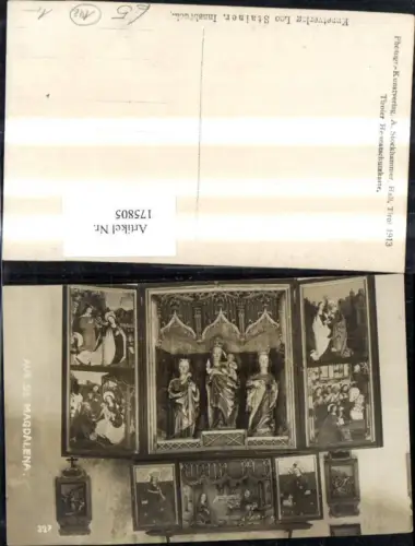 175805,Foto Ak St Magdalena i. Halltal Ansicht Altar