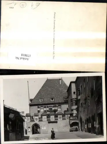 175818,Hall i. Tirol Rathaus Ortsansicht