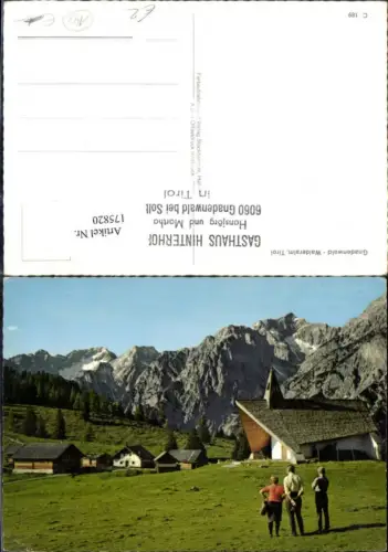 175820,Gnadenwald b. Hall Walderalm
