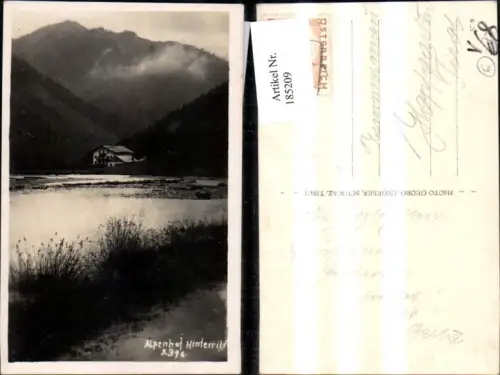 185209,Alpenhof Hinterriss pub G. Angerer