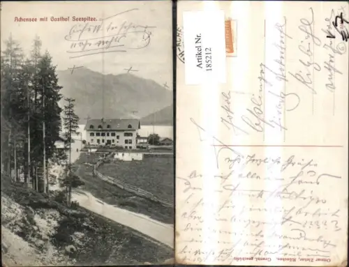 185211,Achensee Gasthof Seespitz pub Ottmar Zieher