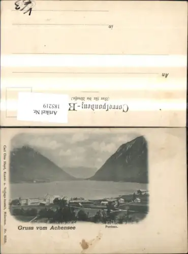 185219,Gruss Achensee Pertisau pub Carl Otto Hayd 5053